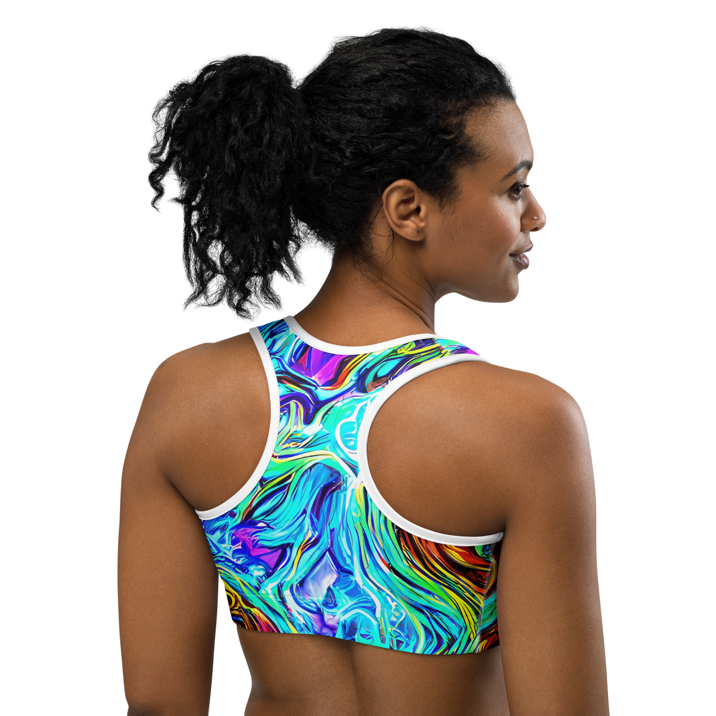 Sports Bra - Mystic Iridescence