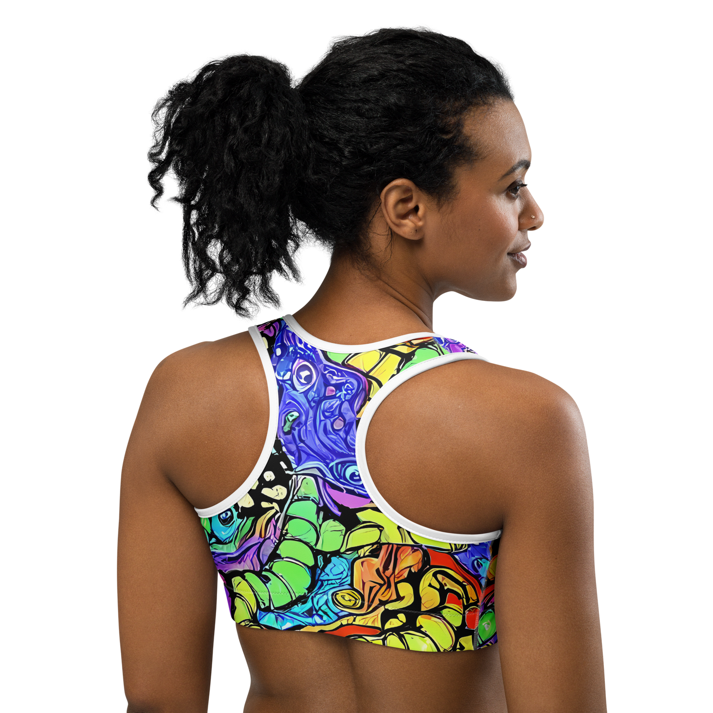 Sports Bra - Frostwork Fantasy