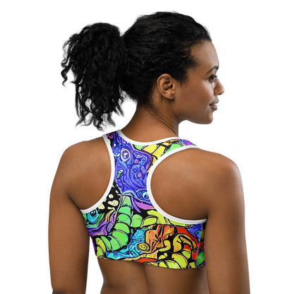 Sports Bra - Frostwork Fantasy