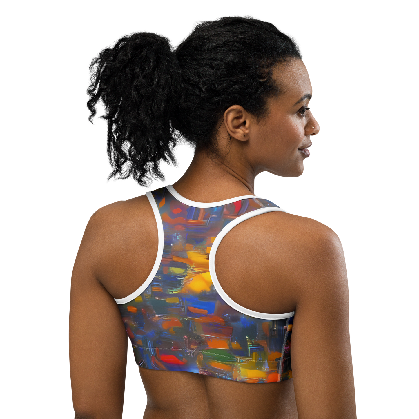 Sports Bra - Abstract Conflux