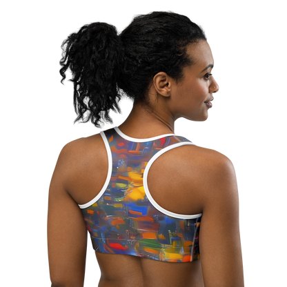 Sports Bra - Abstract Conflux