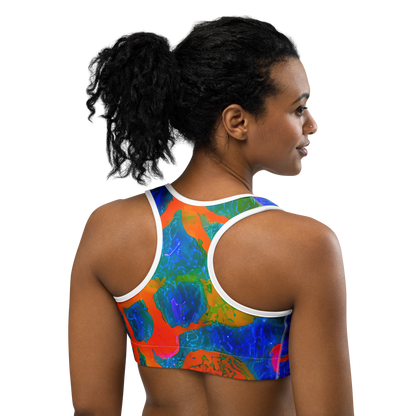 Sports Bra - Vibrant Mosaic