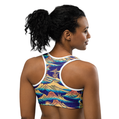 Sports Bra - Mystical Mountain Mirage