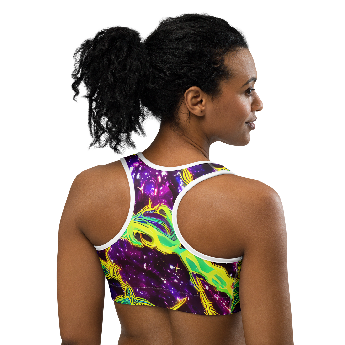 Sports Bra - Galactic Web