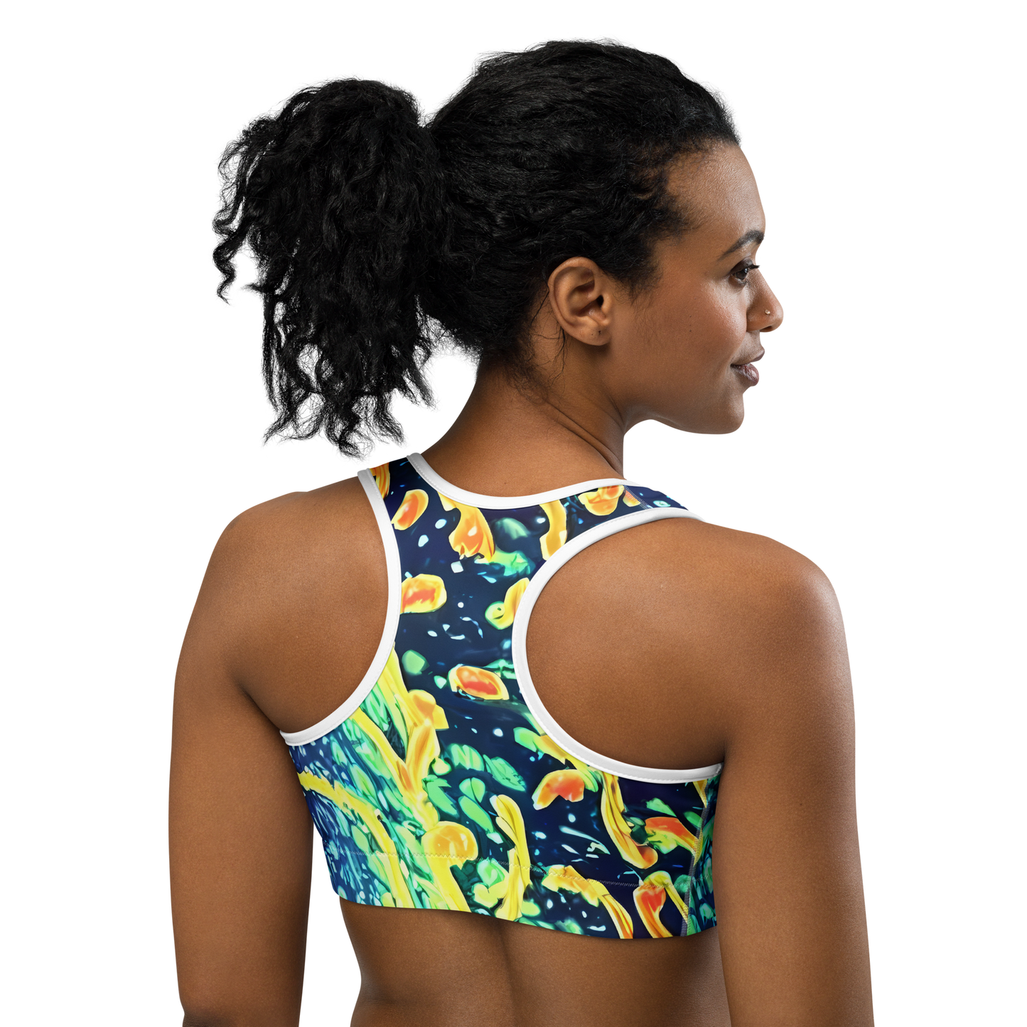 Sports Bra - Vortex Glow