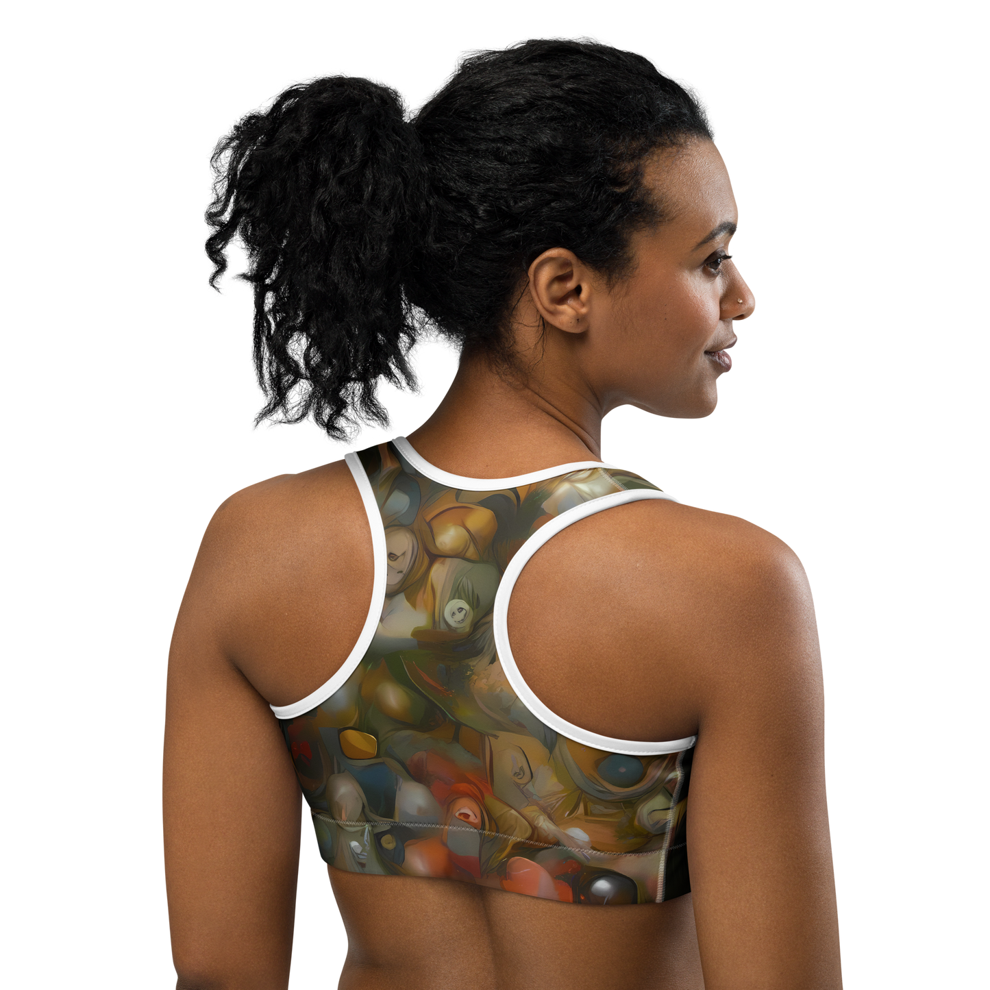 Sports Bra - Cryptic Canvas