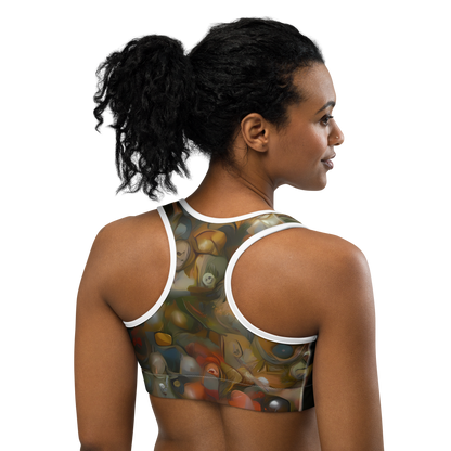 Sports Bra - Cryptic Canvas