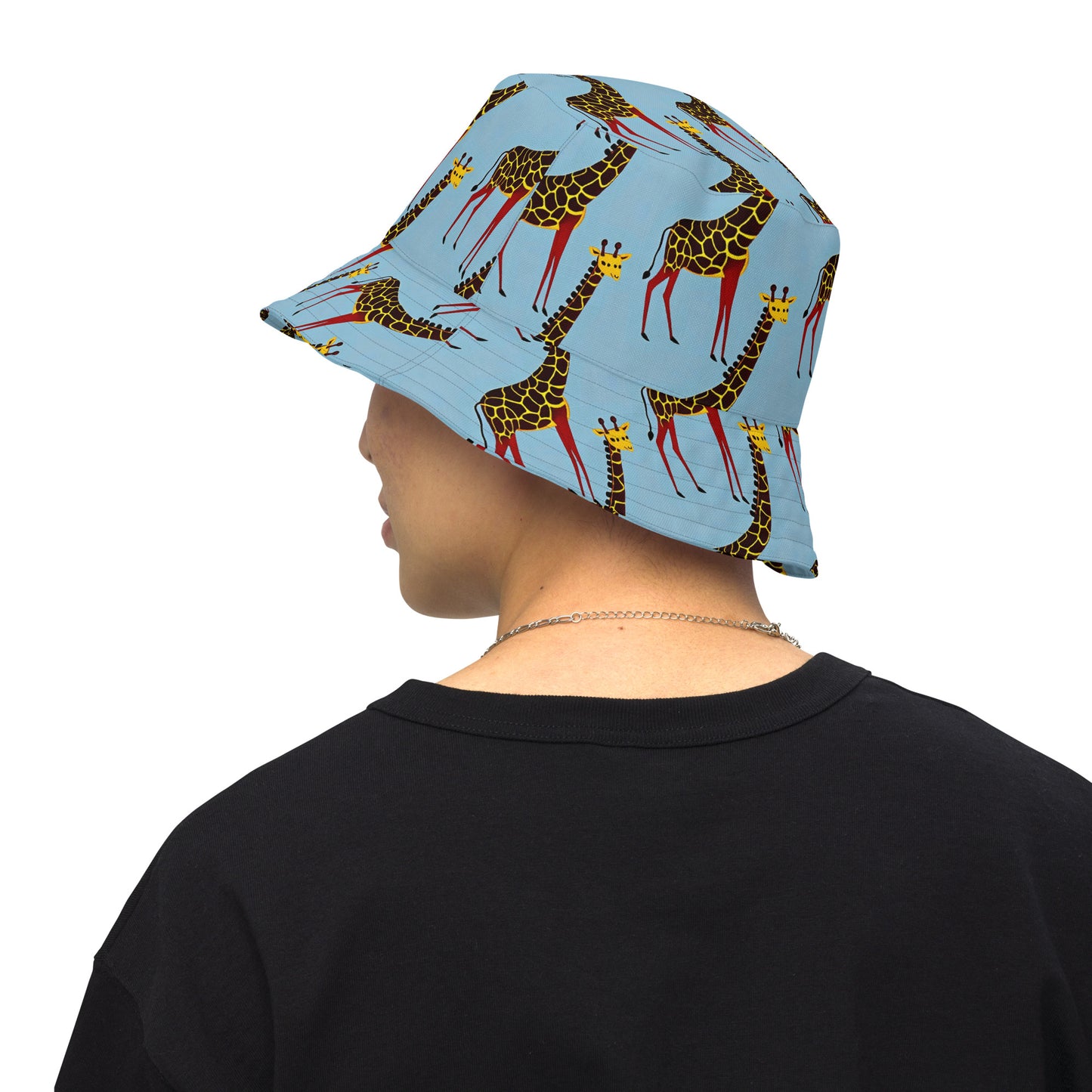 Reversible Bucket Hat - Giraffe Groove