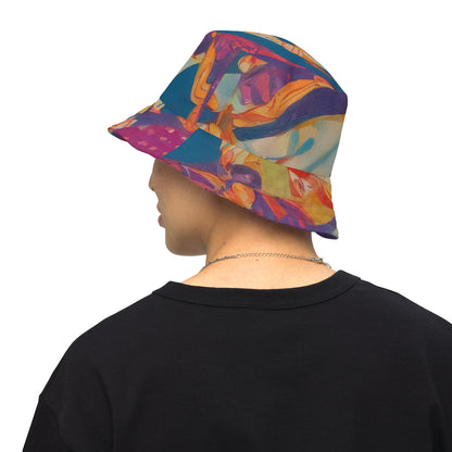 Reversible Bucket Hat - Dreamtime Dance