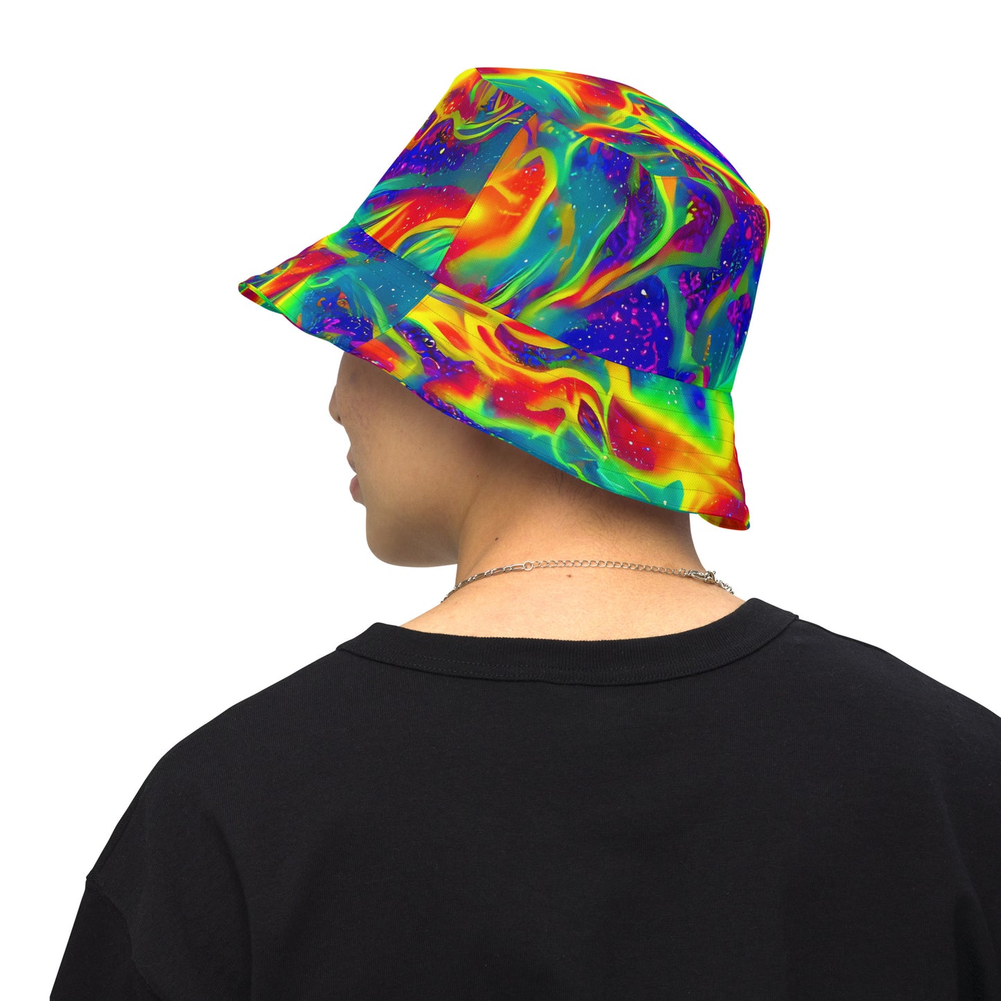 Reversible Bucket Hat - Nebula Symphony