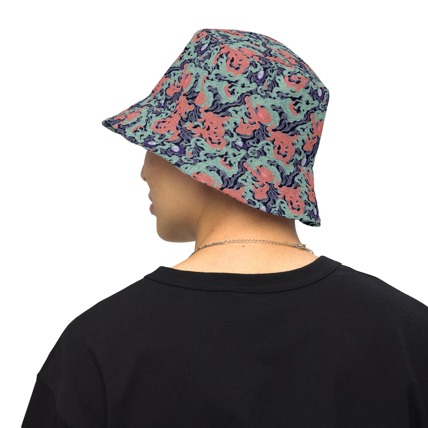 Reversible Bucket Hat - Cosmic Coral