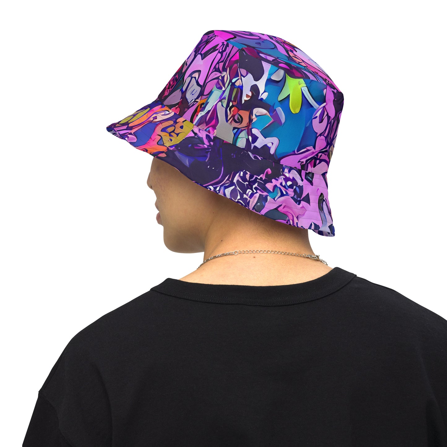 Reversible Bucket Hat - Chromatic Frenzy