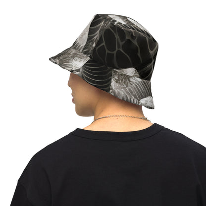 Reversible Bucket Hat - Serpent Symphony