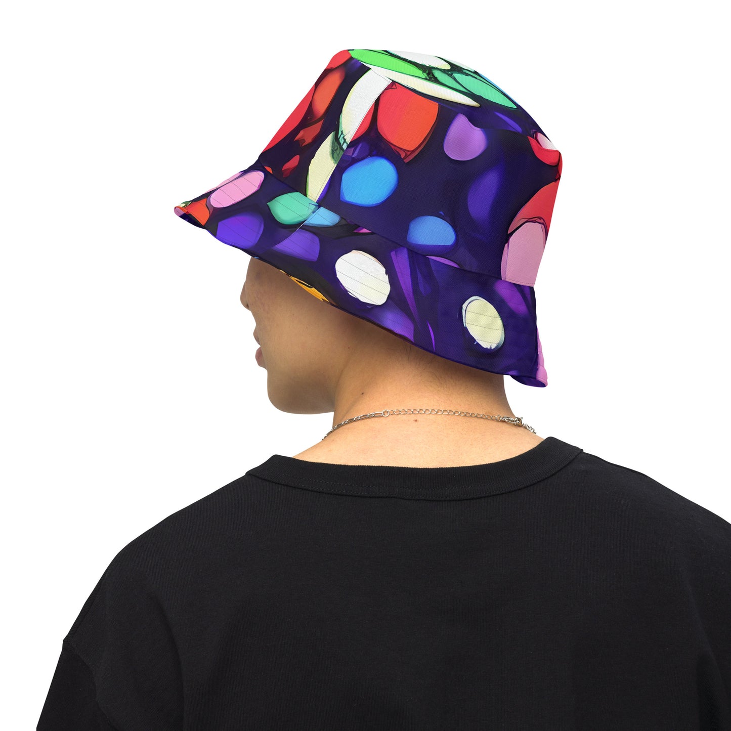 Reversible Bucket Hat - Bubble Fantasia