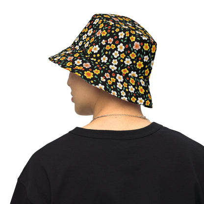 Reversible Bucket Hat - Sunlit Blossoms