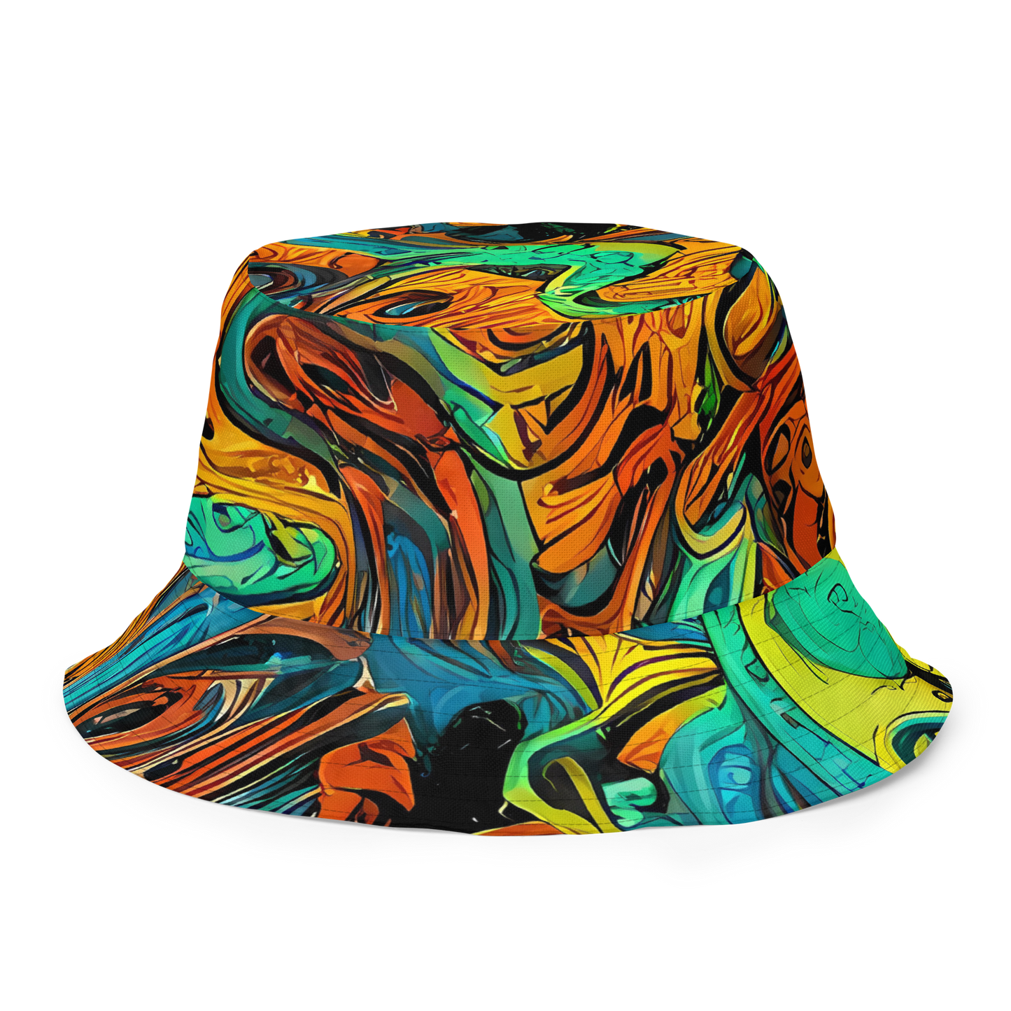 Reversible Bucket Hat - Flaming Mirage