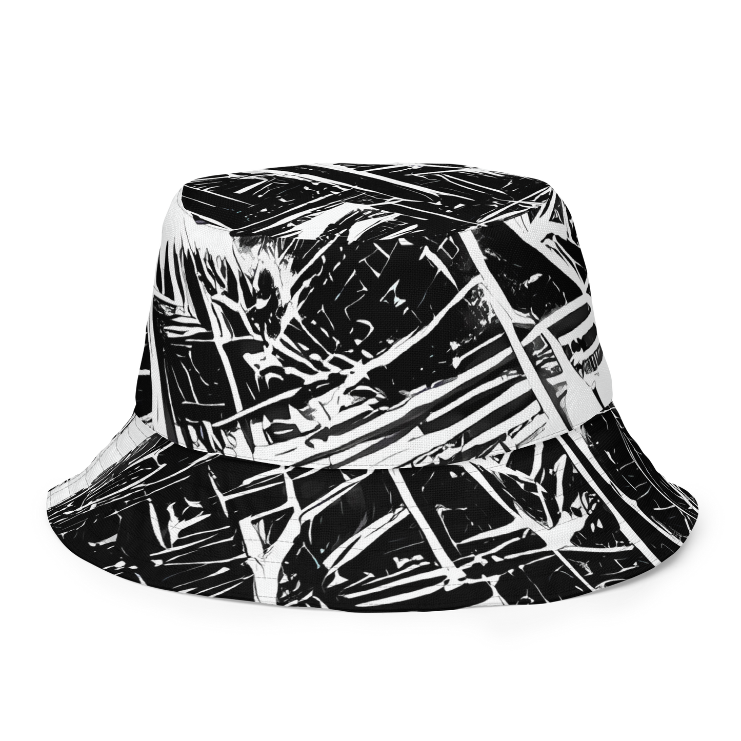 Reversible Bucket Hat - Ferriss Fractals