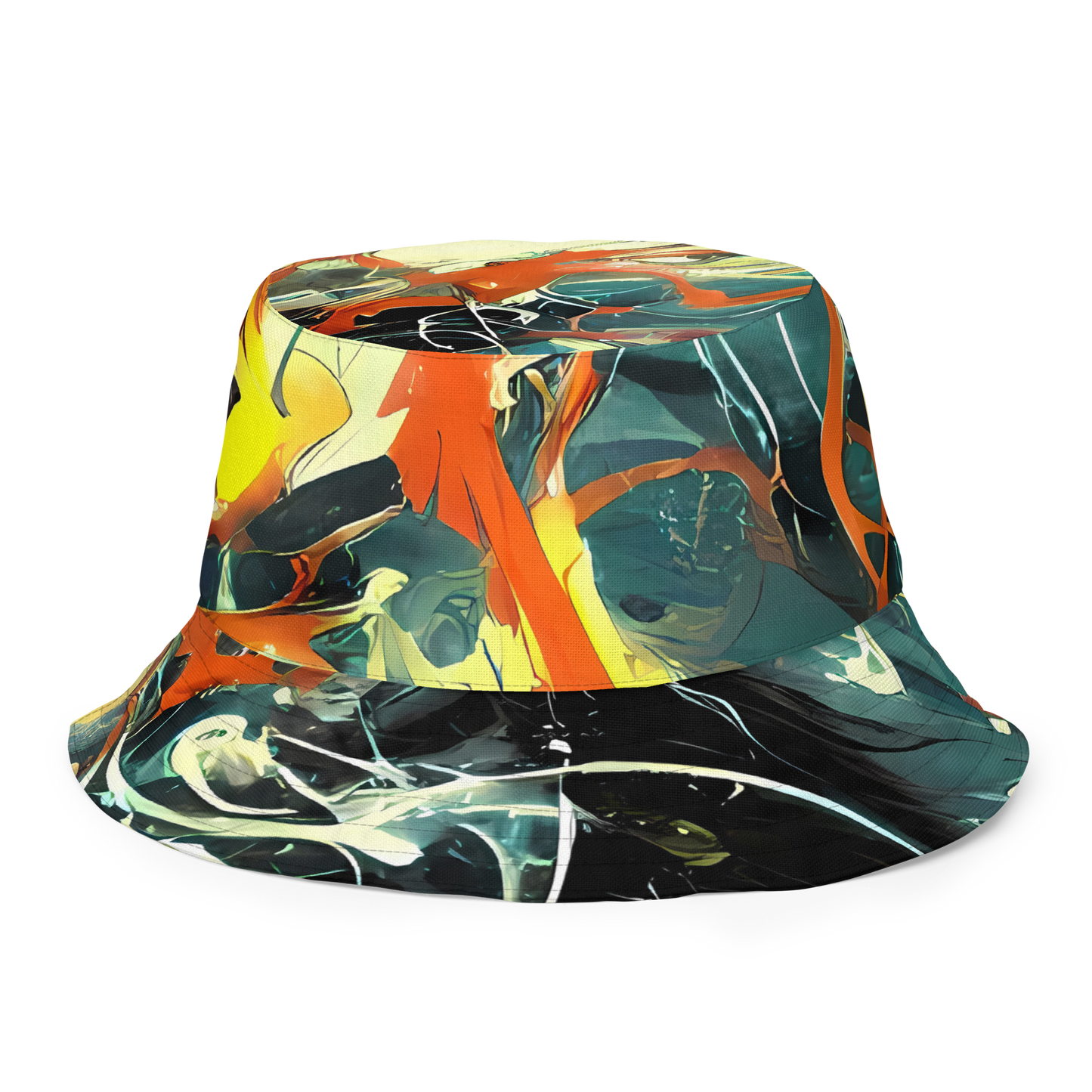 Reversible Bucket Hat - Fluid Firestorm