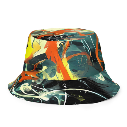 Reversible Bucket Hat - Fluid Firestorm