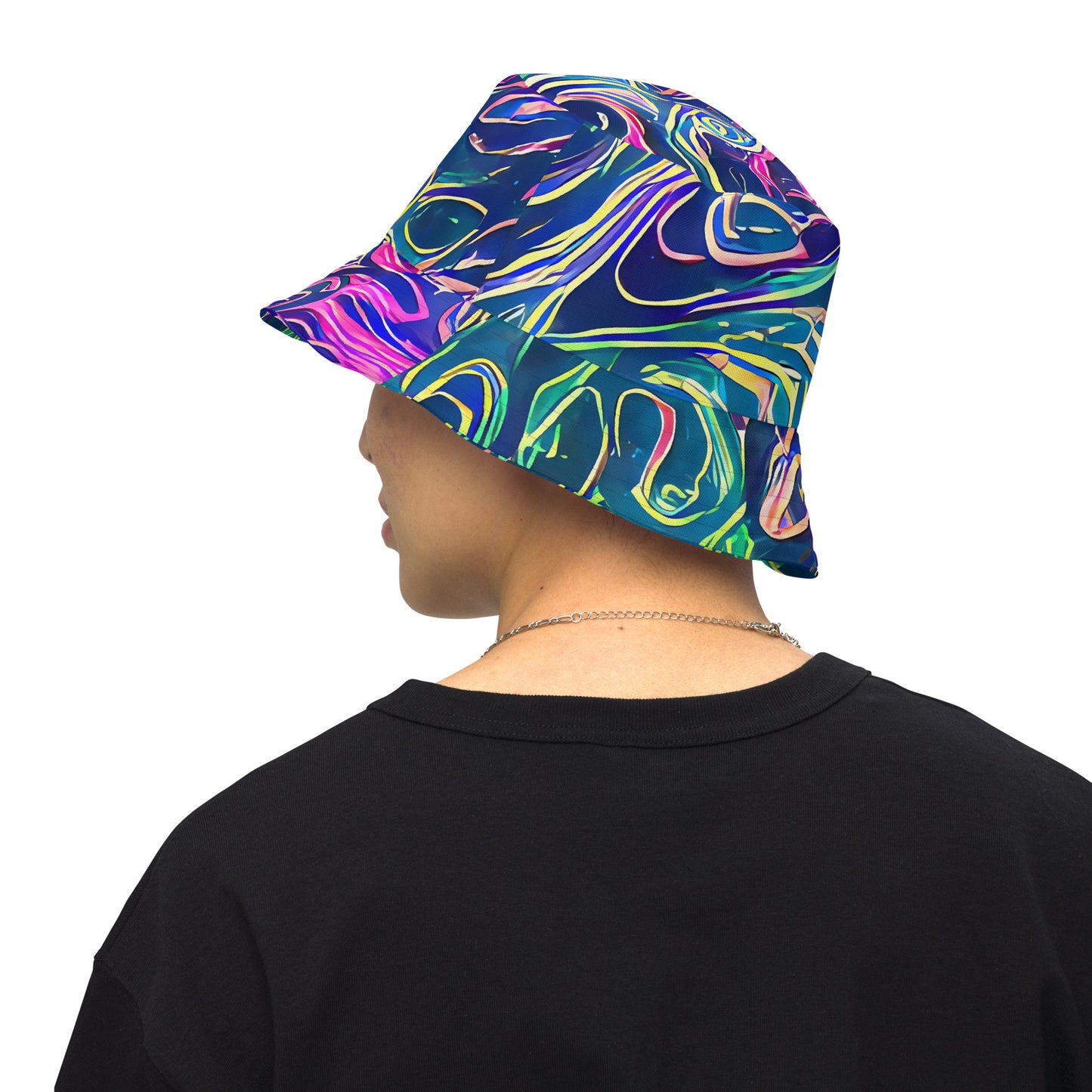 Reversible Bucket Hat - Optic Tempest