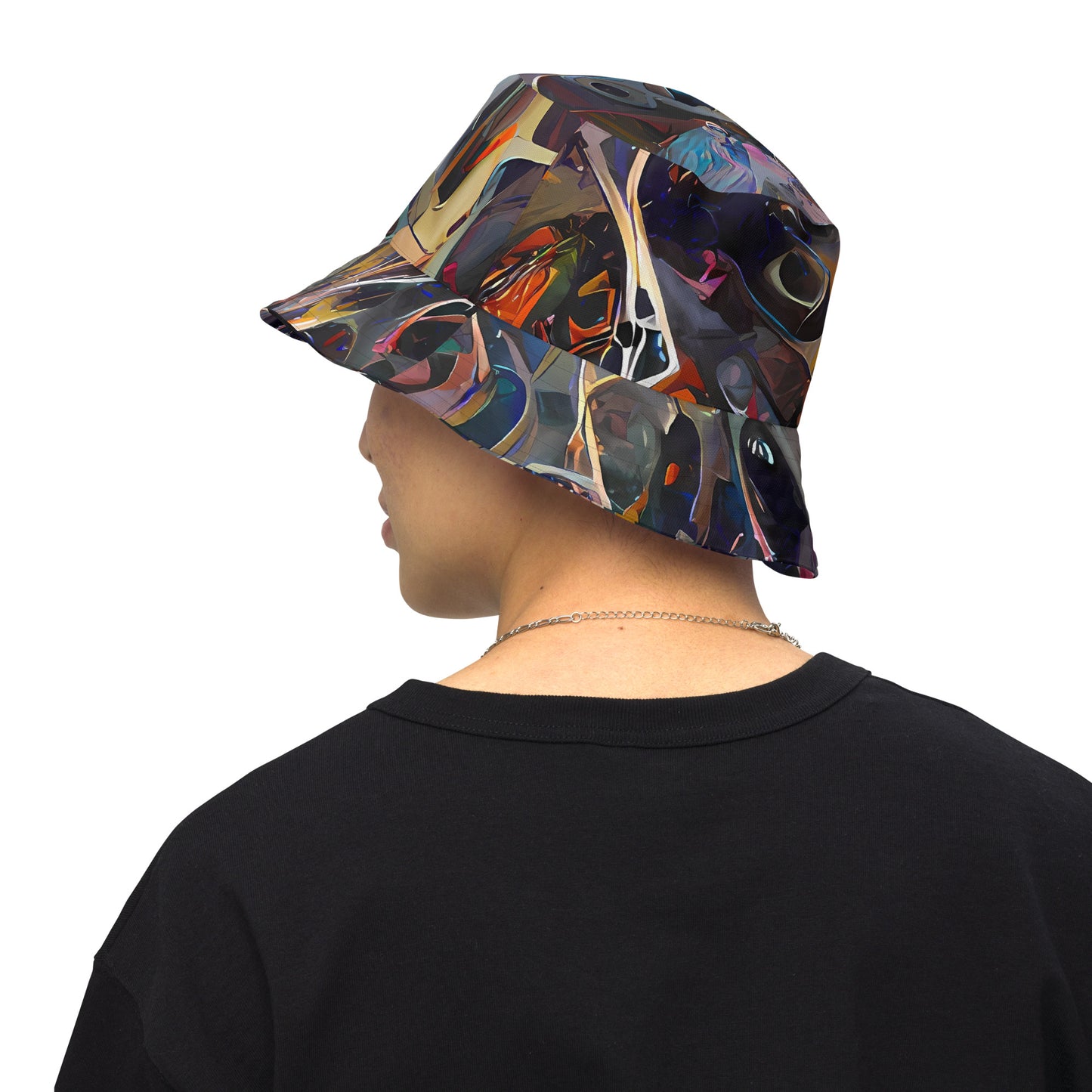 Reversible Bucket Hat - Chromatic Entanglement