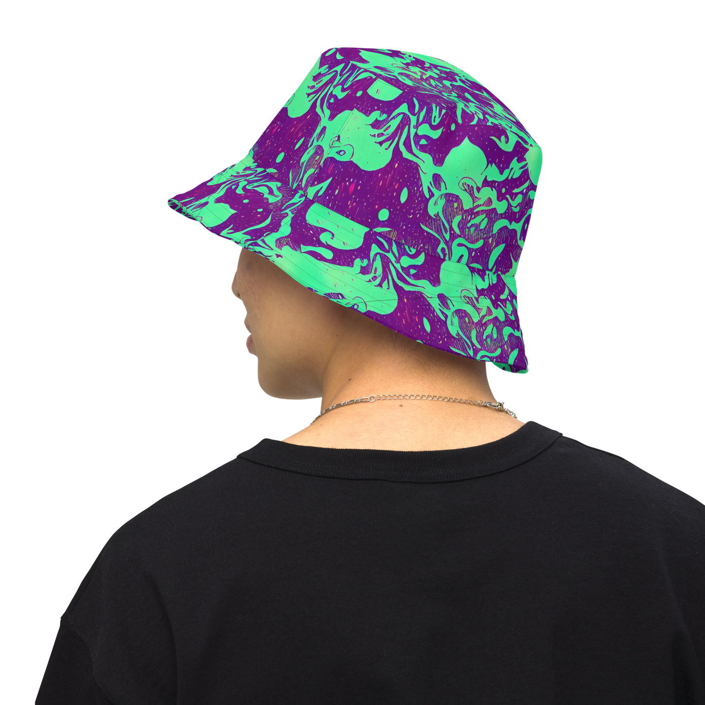 Reversible Bucket Hat - Alien Ripples