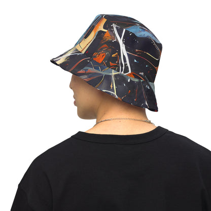 Reversible Bucket Hat - Neo-Splash Labyrinth