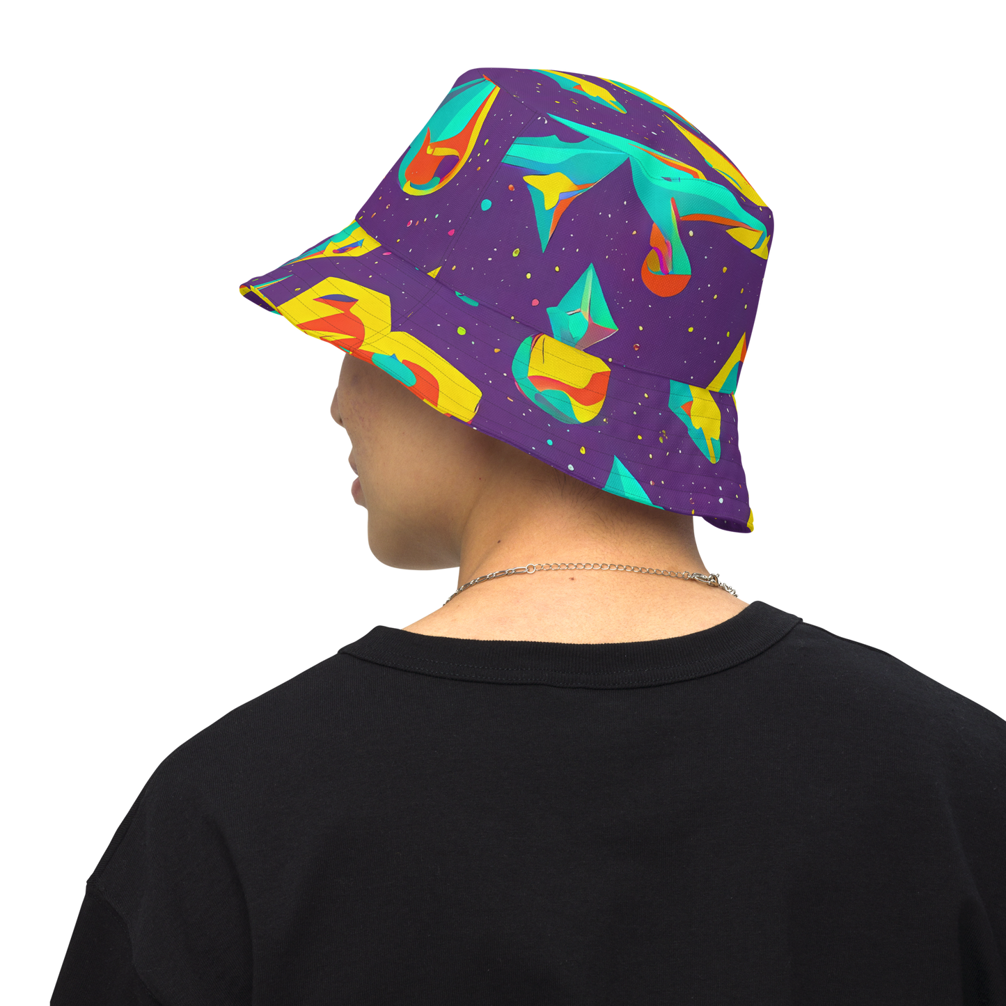 Reversible Bucket Hat - Cascading Prism