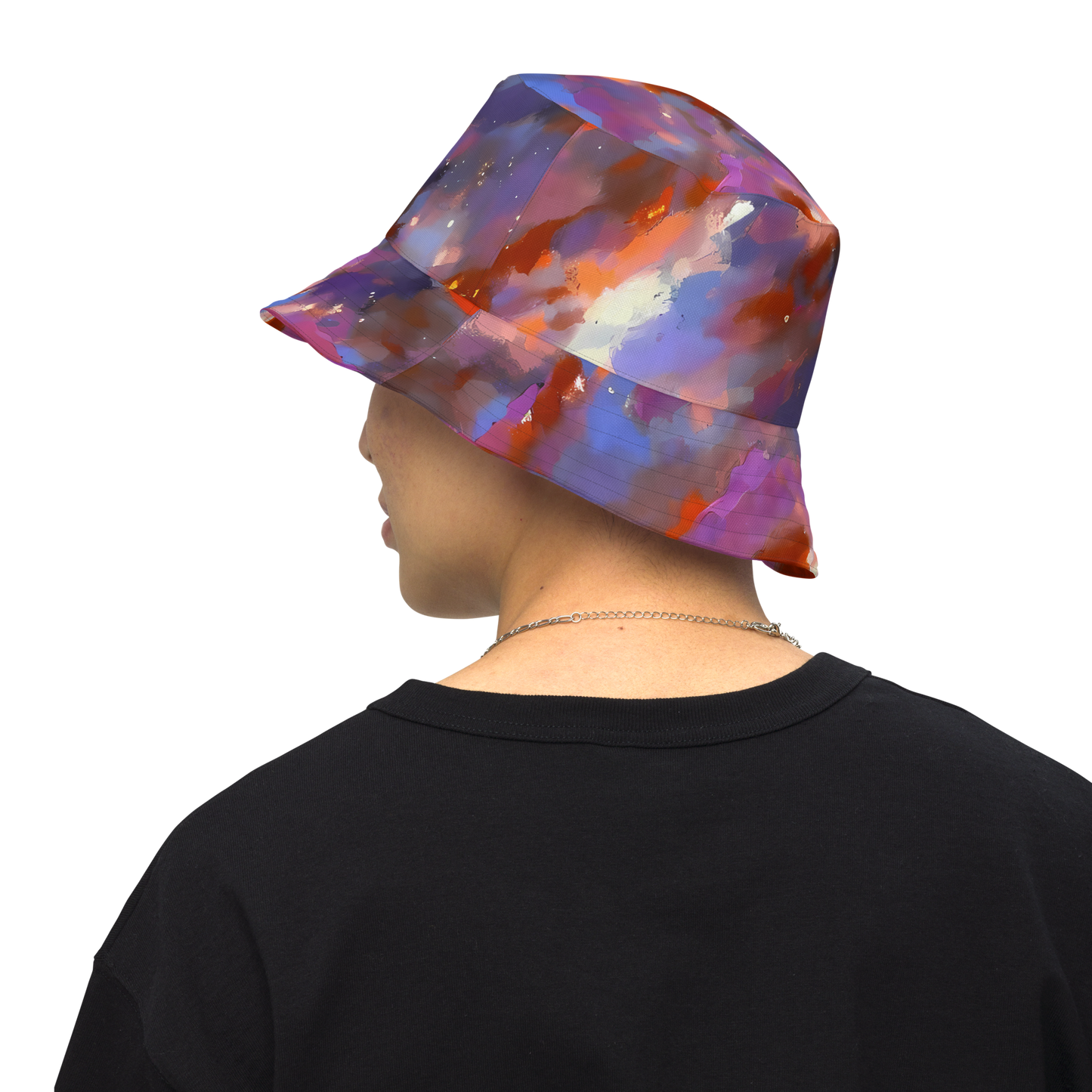 Reversible Bucket Hat - Celestial Brushstroke