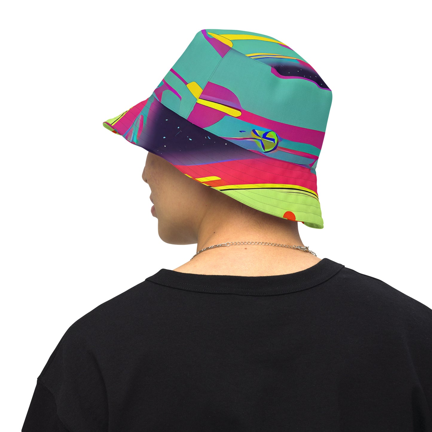 Reversible Bucket Hat - Astro Pop