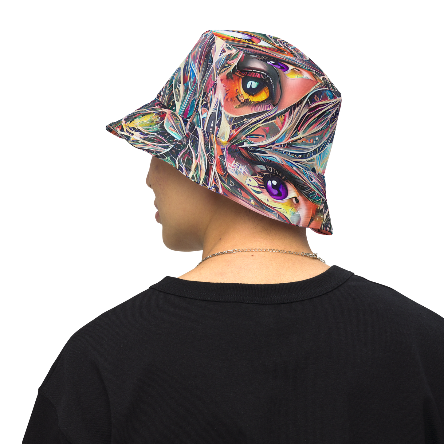 Reversible Bucket Hat - Prismatic Reverie