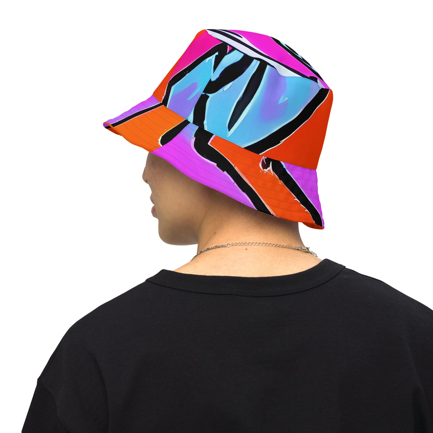 Reversible Bucket Hat - Electric Mosaic