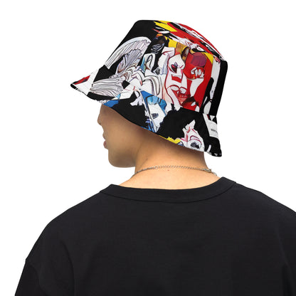 Reversible Bucket Hat - Pop Art Parade