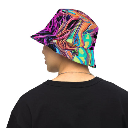 Reversible Bucket Hat - Neon Drizzle