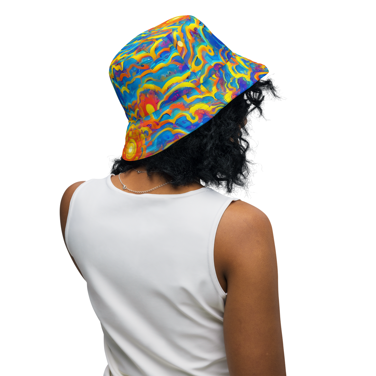 Reversible Bucket Hat - Chroma Ripple