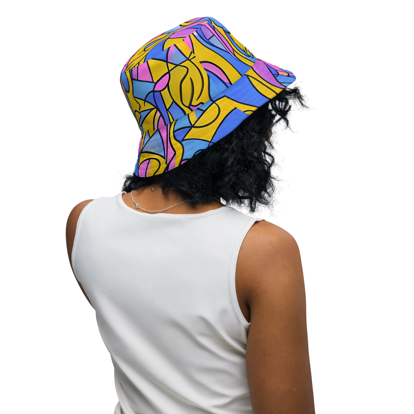 Reversible Bucket Hat - Cosmic Curves