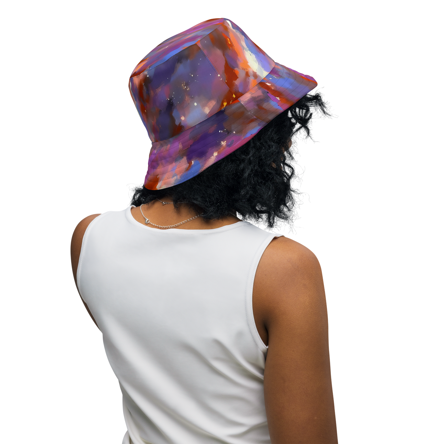 Reversible Bucket Hat - Celestial Brushstroke