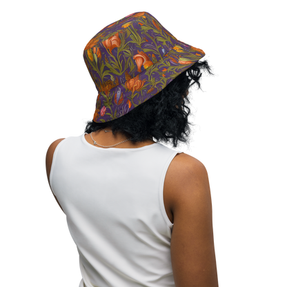 Reversible Bucket Hat - Botanical Nebula