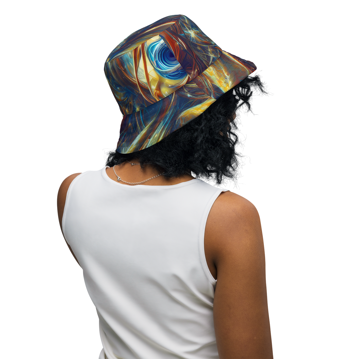 Reversible Bucket Hat - Celestial Vortex