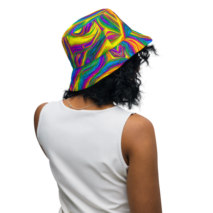 Reversible Bucket Hat - Electric Aurora