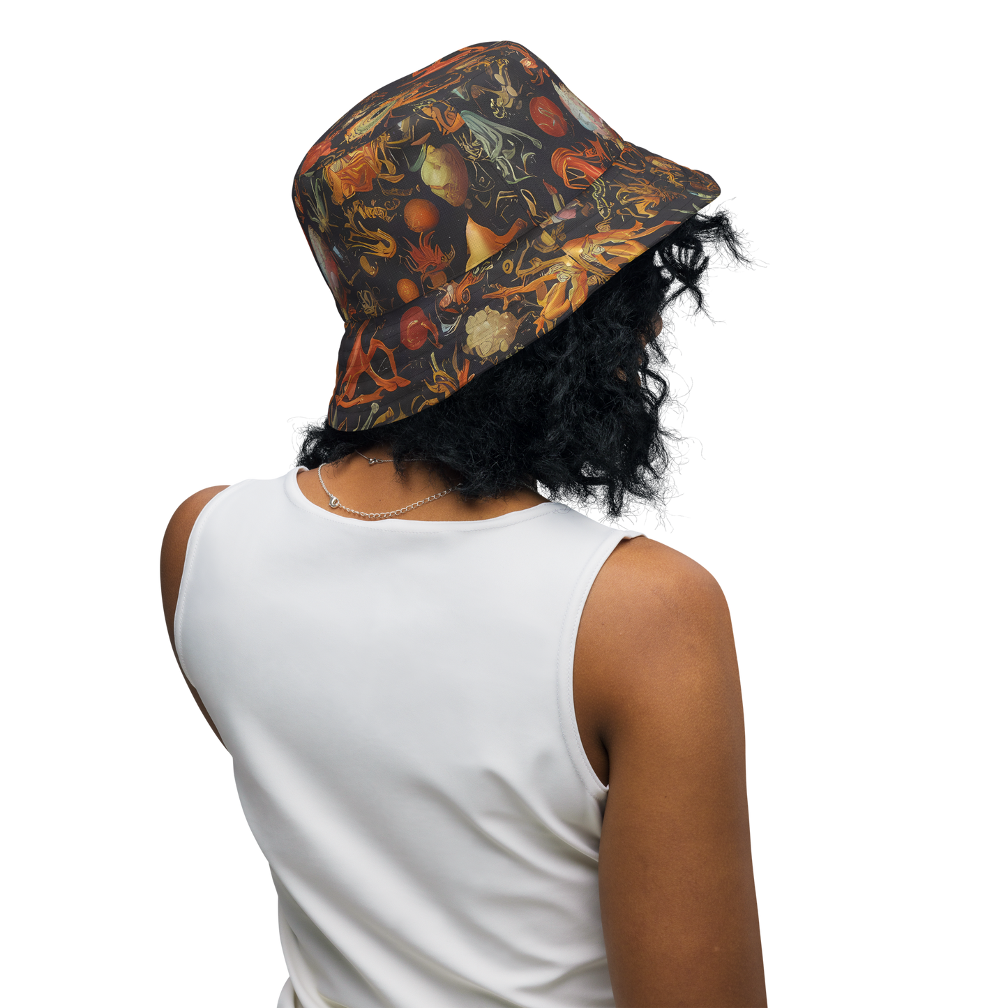 Reversible Bucket Hat - Florescent Void