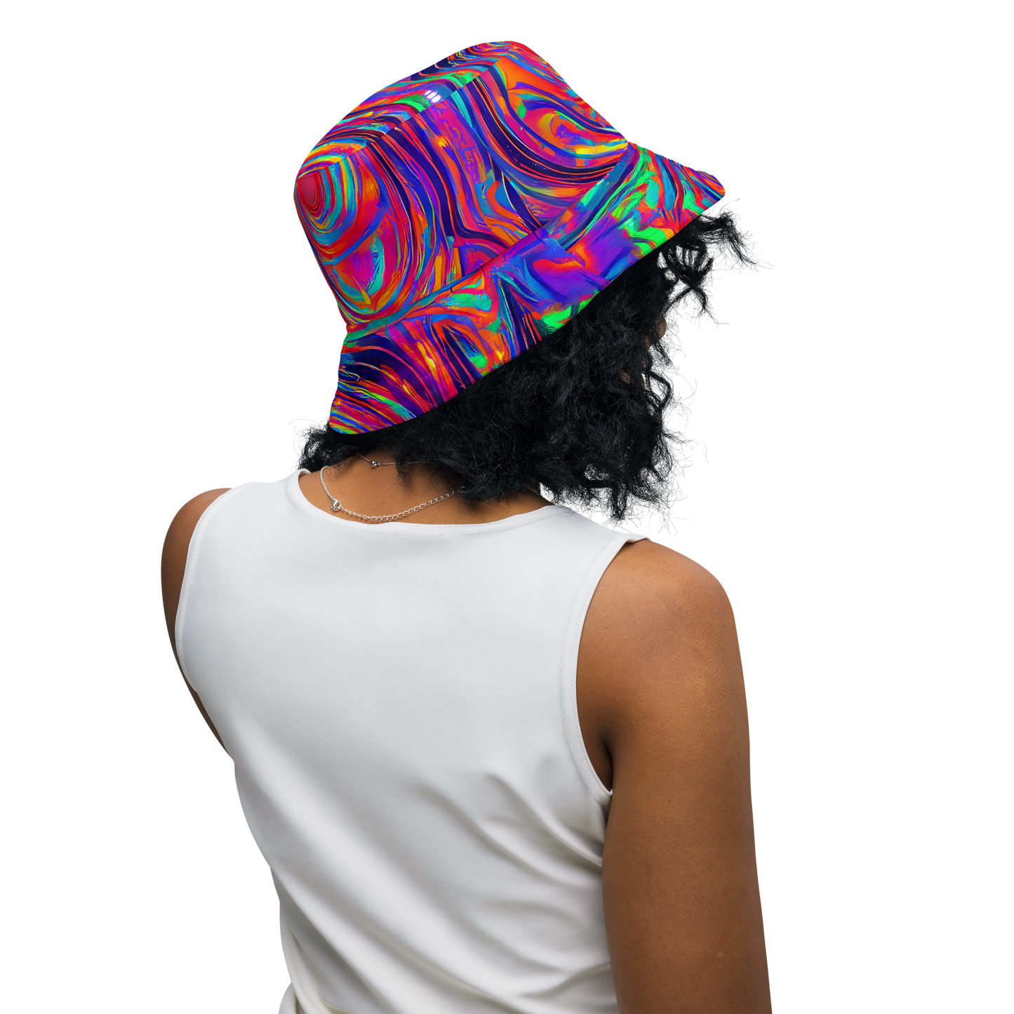 Reversible Bucket Hat - Quantum Spiral