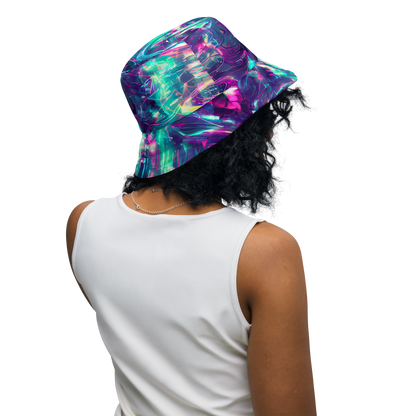 Reversible Bucket Hat - Synthwave Surge