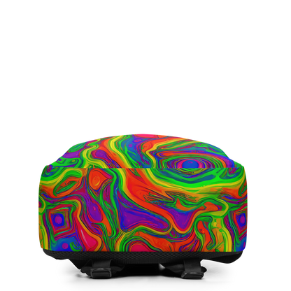 Minimalist Backpack - Psychedelic Waves