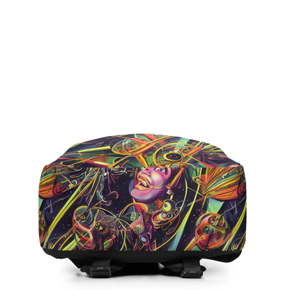 Minimalist Backpack - Psychedelic Deep Space