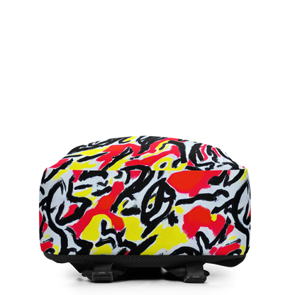 Minimalist Backpack - Cosmic Brushstrokes