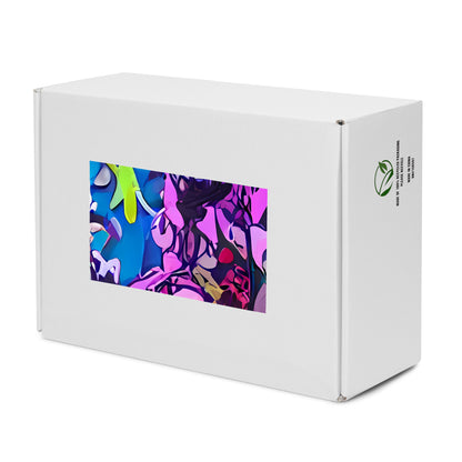 Women's High Top Canvas Shoes - Chromatic Frenzy