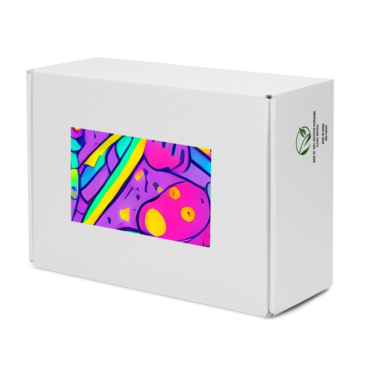 Women's High Top Canvas Shoes - Neon Galaxy Whirl