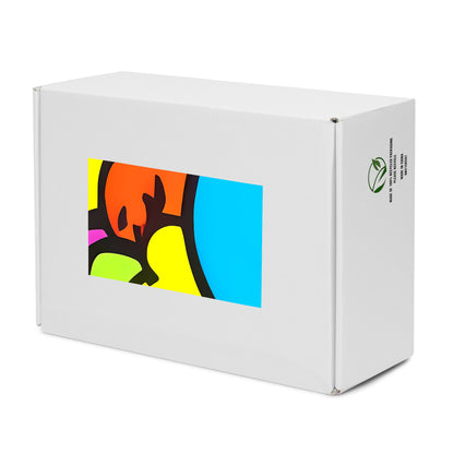 Women's High Top Canvas Shoes - Kaleidoscope Garden