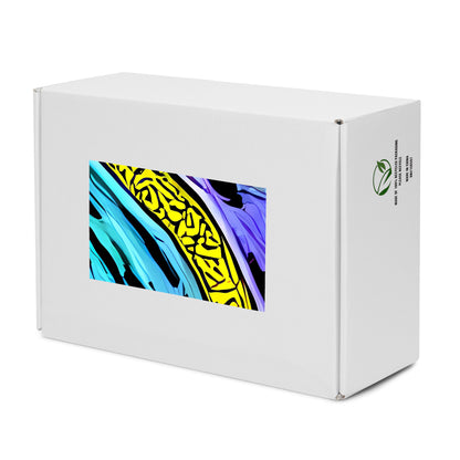 Women's High Top Canvas Shoes - Orbiting Orbs